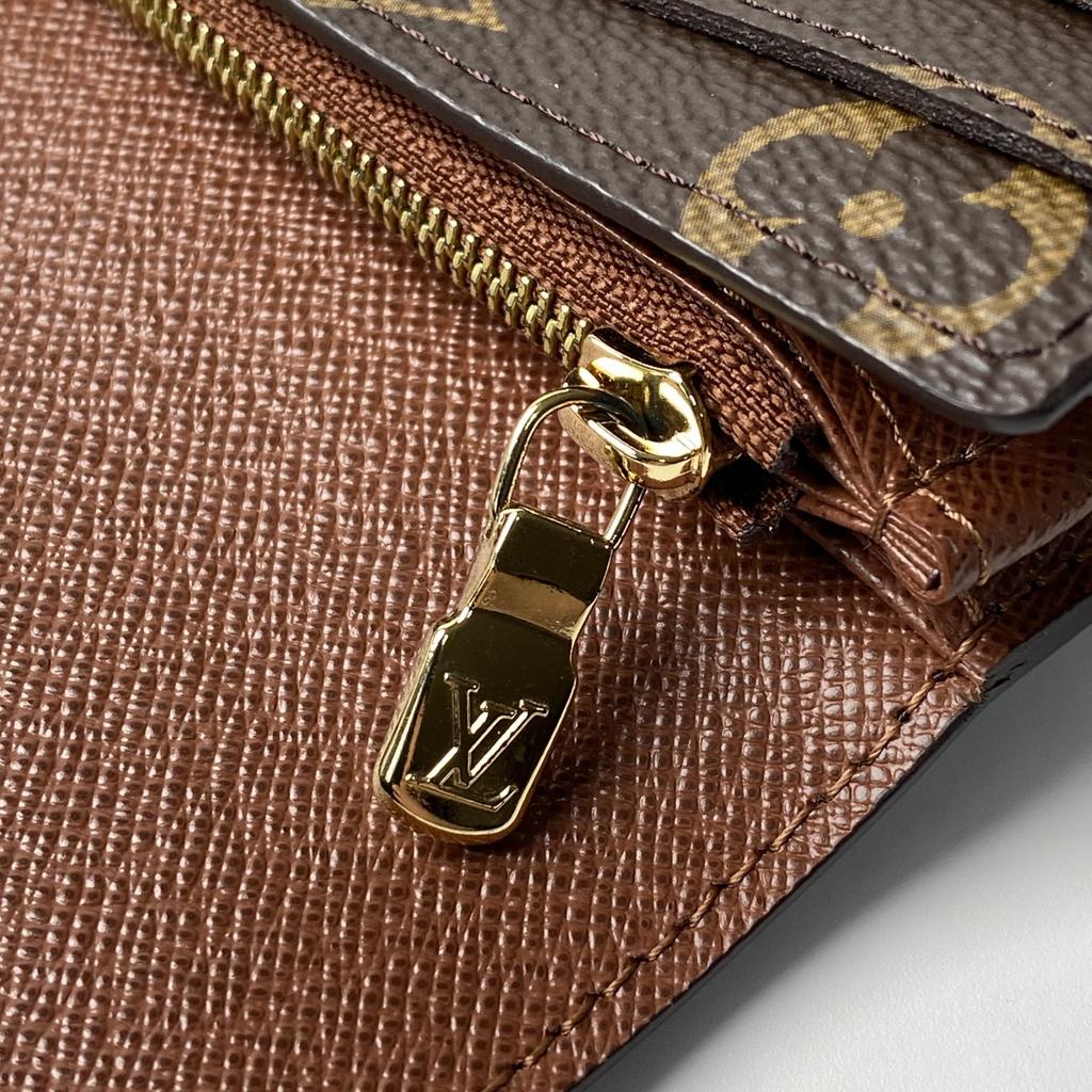 Gebrauchte LOUIS VUITTON Geldbörse Braun PVC Damen