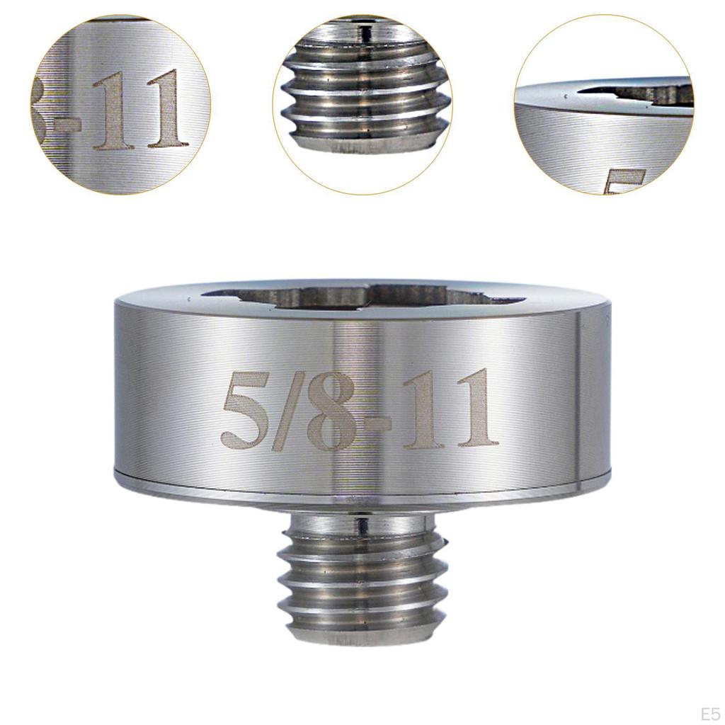 Angle Grinder Adapter Connector Replace Parts, Stainless Steel, Easy To Install for Drill Bits Drum