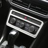 Voor VW Volkswagen T-Cross Tcross 2018 - 2025 Middenconsole Sticker AC Knop Paneel Frame Trim Cover Interieur Accessoires
