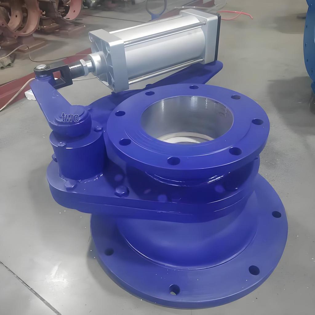 Pneumatic Ceramic Wear-Resistant Double Slide Rotary Valve for Conveying Systems