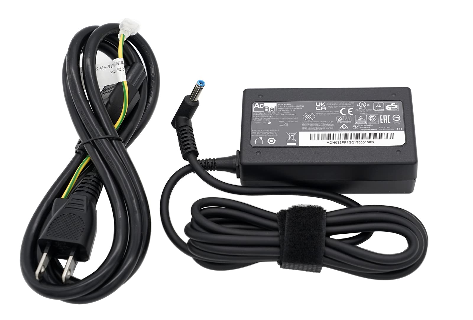 

Адаптер переменного тока AcBel 65 Вт Slim Smart HP Pavilion TouchSmart совместимый с PSE сертифицированный блок питания 19,5 В 3,33 А [вилка 4,5x3,0 мм] чёрный
