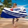 Bolton Wanderers Crest Design Beach Towel Microfiber Beach Towel, Lightweight and Quick-Dry, for Summer Travel, Swimming Pool Fan Birthday Gift
