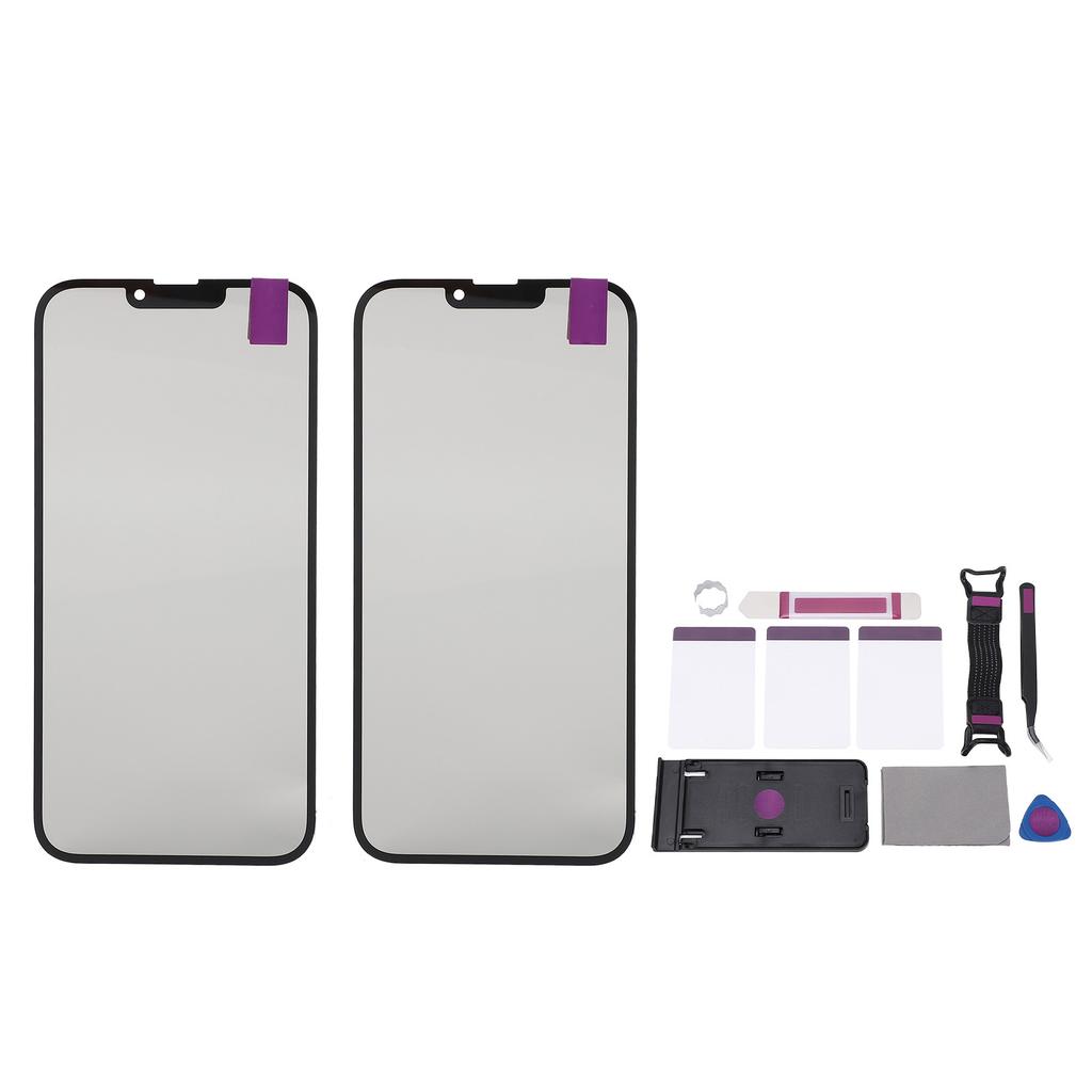 Výměna 2ks předního vnějšího skla obrazovky s opravnou sadou Smooth Touch Professional pro IOS 13 Pro M
