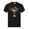 Espresso Martini T Shirt Unisex | Retro Cocktail Graphic Tee | Aesthetic Crewnec
