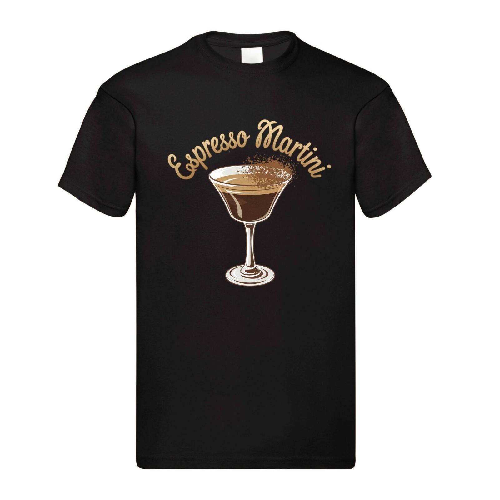 Espresso Martini T Shirt Unisex | Retro Cocktail Graphic Tee | Aesthetic Crewnec S разноцветный