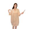 1011 new nightdress large size shirt skirt short sleeve thin can be worn outside ice silk casual breathable comfortable home clothing