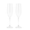 A20F-2Pc Wedding Glasses Personalized Champagne Flutes Crystalline Party Gift Toasting Glass Goblet