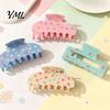 Durable Hair Clamps Colorful Polka Dot Claw Clip for Women, Sweet Macaron Style Non-slip Shark Non Damaging Gripper Thick Hair, Lightweight