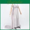 Costume Cosplay Vestito Lungo di Daenerys di Game Of Thrones per Halloween e Role Play Anime