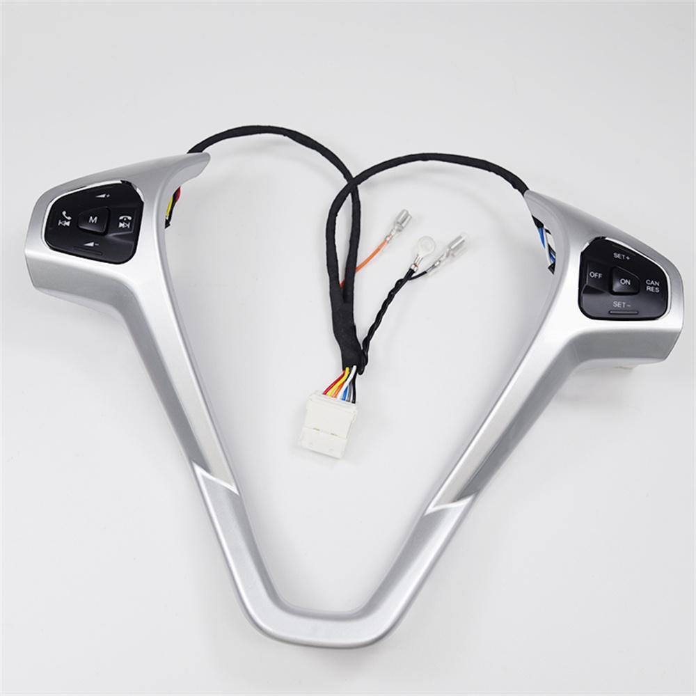 Blue LED Cruise Control Switch Steering Wheel Buttton For Ford Fiesta MK8 2013