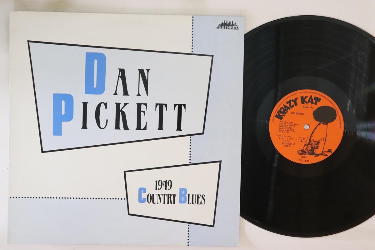 

LP Record DAN PICKETT 1949 Country Blues KRAZYKATLP811 KRAZY KAT 1987 UK Blues Used