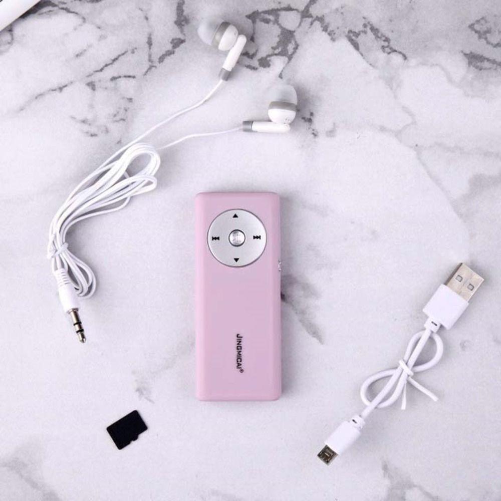 Solid Color MP3 Music Player Ultra-thin Mini MP3 Fashion Student MP3  Men Women