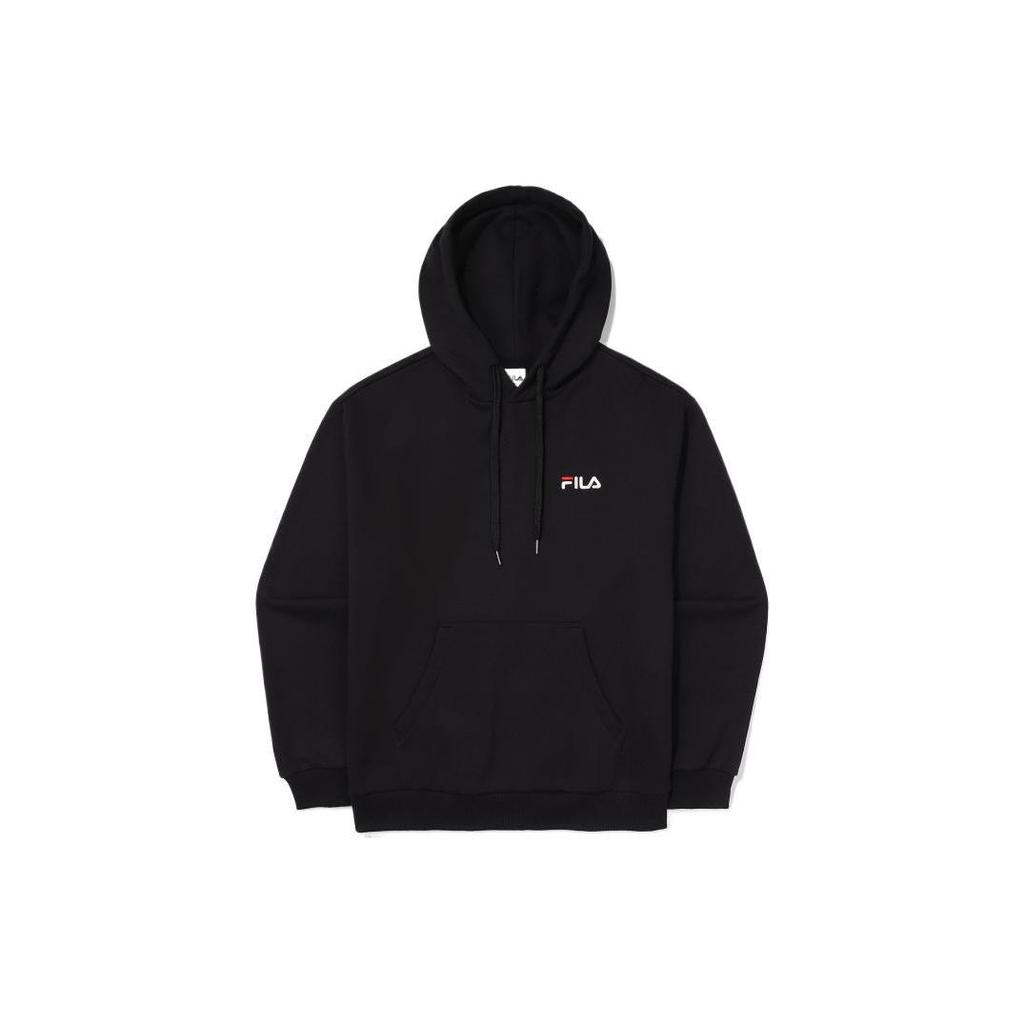 FILA Sweatshirts Unisex Black Hooded Moderate Regular FS2POE4105X-BLK