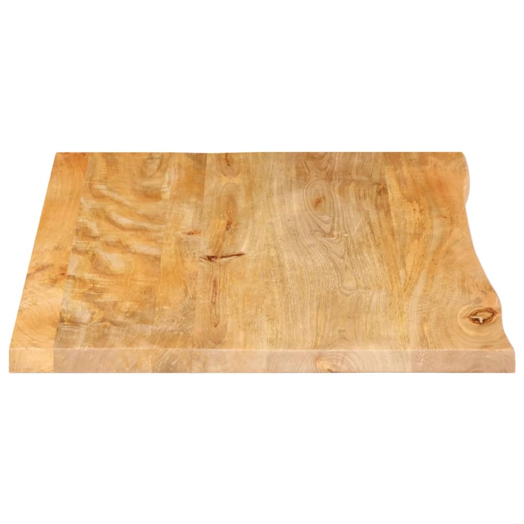 Live Edge Table Top 70x60x2.5 cm Solid Mango Wood