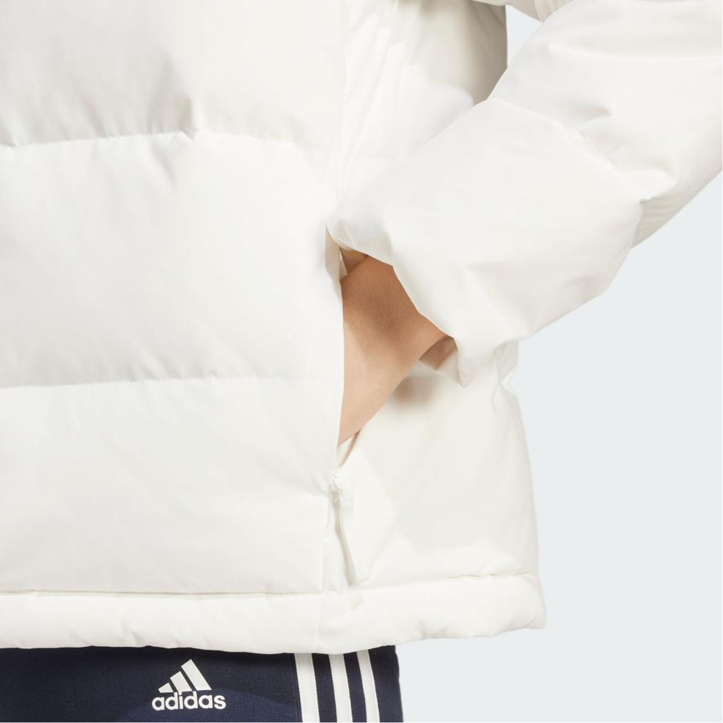New Adidas FW24 Puffer Jacket Women's White IX8867