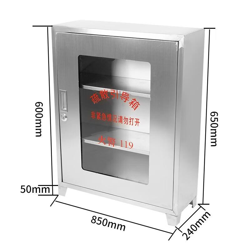 WEZHO Stainless Steel Fire Safety Guide & Emergency Box