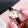 Round Vintage Women'S Watch Roman Scale Versatile Student Watch Belt Quartz Women'S Watch