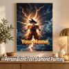 Dragon Ball Goku Custom Name Diamond Painting Personalized 5D Full Drill DIY Diamond Art Home Decor