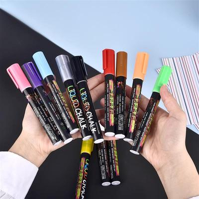 Dust Free Erasable Blackboard Graffiti Glass Window Painting Liquid Chalk Pen Art Marker Pen Whiteboard Pen