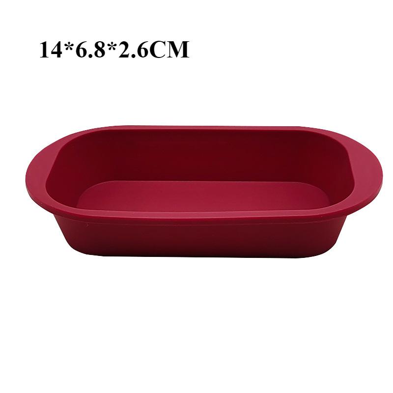 Moules de cuisson en silicone, moules à gâteaux rectangulaires antiadhésifs, mini moules à pain, moule à pain grillé à démoulage facile, accessoires de cuisine, outil de pâtisserie