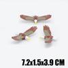 Cute Modeling Small Animals Assembled Building Block Scene Accessories Parts Chicken Husky Fighting Dog Flamingo Ornament