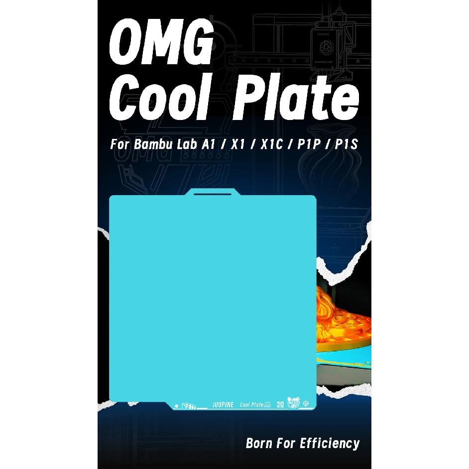OMG Glacier for Bambu Lab P2S Plate Cool Printing PLA PETG Cold Bed Strong Adhesion Bambu Lab P2s Upgrade P2S Accessories