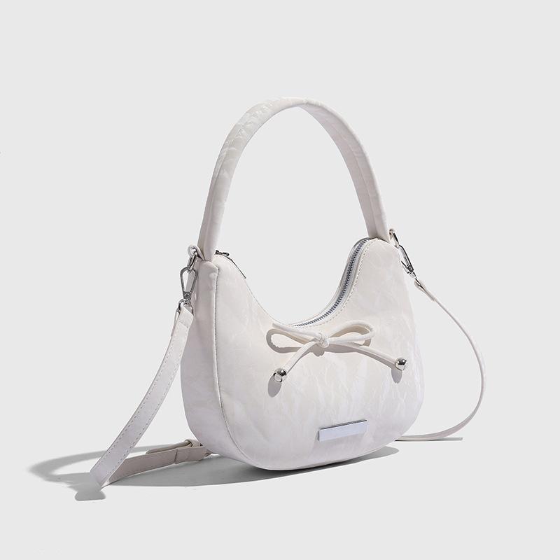 Niche Design Bow Shoulder Armpit Bag New Fashion Casual Versatile Portable Messenger Bag