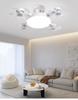 Nordic Silent High-Power E27 Ceiling Fan Light for Living Room or Restaurant