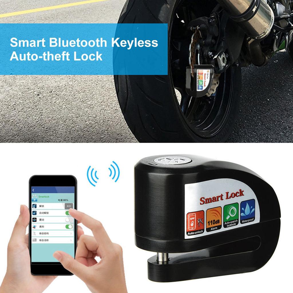 Y801 Smart Bluetooth Motocicleta Bicicleta Bloqueio APP Keyless Auto Furto Lock (Bloqueio do travão de disco)