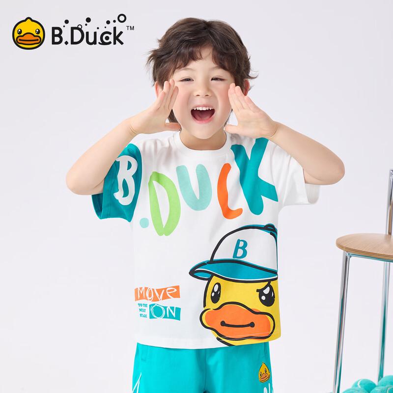 

Детская хлопковая футболка с коротким рукавом B.Duck для мальчиков 105