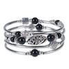 Bohemian Emperor Stone Multi-layer Wrap Bracelet – Women's Natural Stone Beaded Bangle