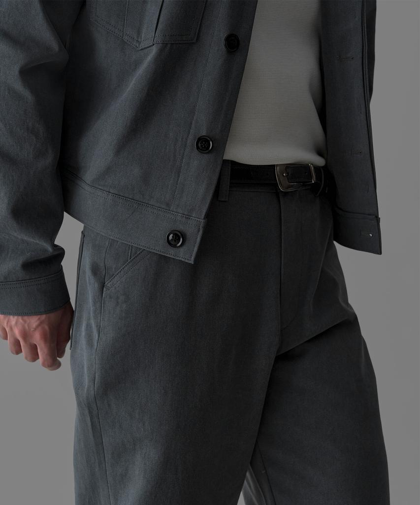 Baulopeulodeogteu Cationic Cotton Pants [Charcoal]