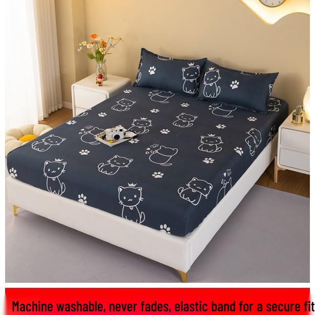 Non-slip Elastic Fitted Bed Cover for Simmons, Single Piece, All-Inclusive Design.