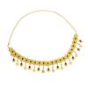 Elegant Gold Alloy Waist Chain with Rhinestone Tassels for Women