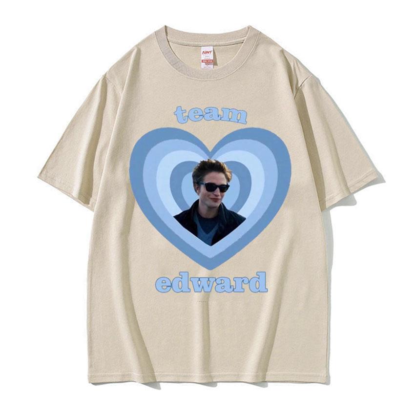 

Twilight Team Edward Cullen Printed Tshirts Unisex Women Fashion Retro Short Sleeve T Shirt Casual 100 Cotton Tshirt Streetwear 4XL