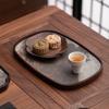 Japanese Style Slate Dry Brewing Tray Zen Tea Plate Pot Stand Storage Container for Home Kung Fu Tea Set Accessories Retro