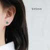 S925 Sterling Zilver Natuurlijke Muntgroene Oorbellen