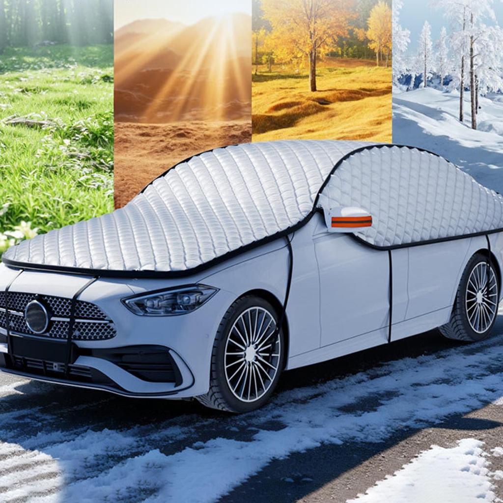 Snow Cover For Car Windshield UV Protection Blocker Antifrost Windshield Cover Sun Shade Full Coverage For Outdoor Cold Weather