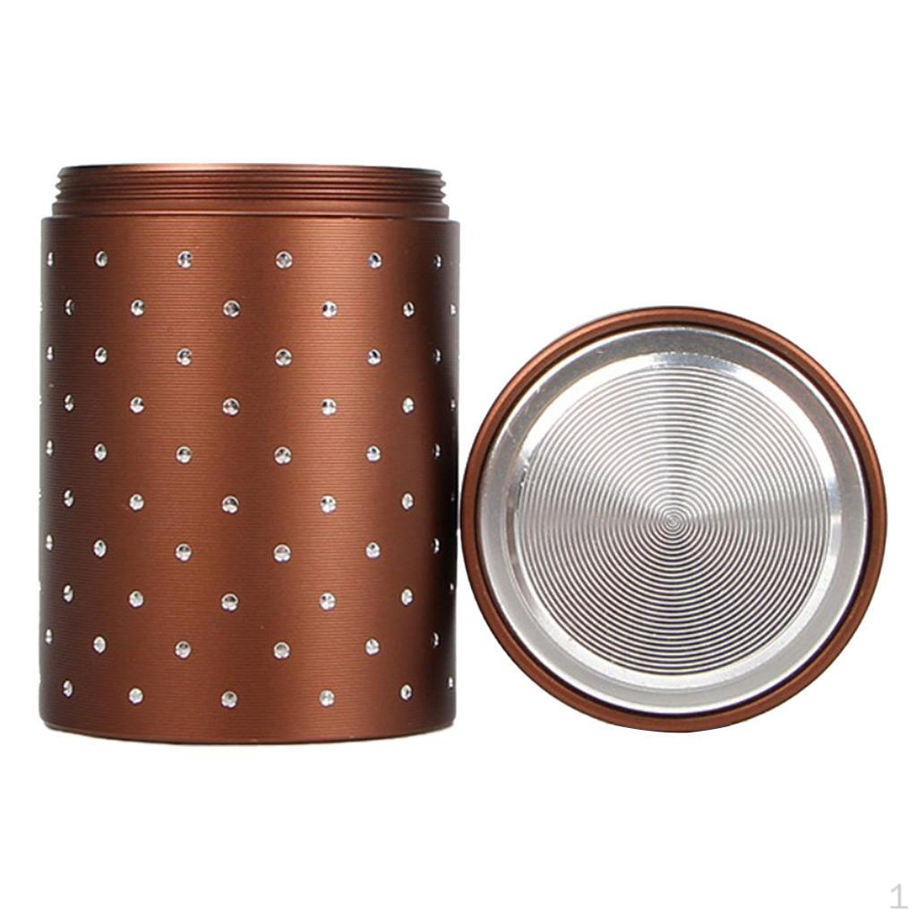 7 X 4.5cm Caddy Kitchen Storage Containers Colorful Tins Round Tea