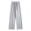 Casual Wide-leg Pants Children's Autumn New White Sweatpants Loose and Lazy High-waisted Wutong Straight Sweatpants