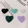 Phone Charm Metal Heart Finger Ring Phone Stand Holder Phone Clasps Hooks Phone Case Finger Ring