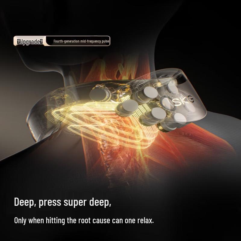 SKG G7Ultra Folding Pulse Neck Massager CN plug (adapter included)