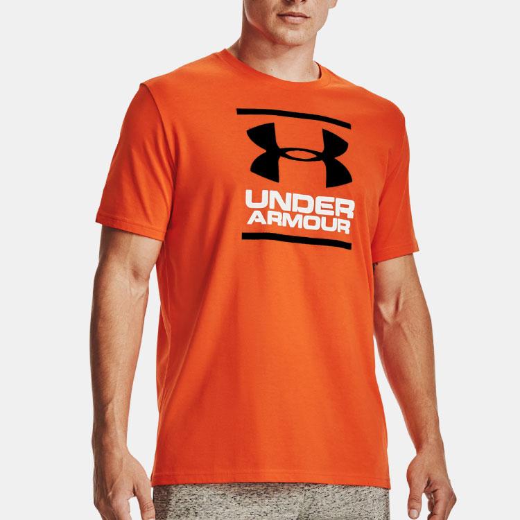Under Armour Training Short Sleeve T-Shirt Men Tops Venom-Red 1326849-690