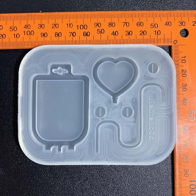 Nurse Theme Silicone Mold Crystal Epoxy Shaker Filler Silicone Molds Resin Fillings Mould Quicksand Resin Mold