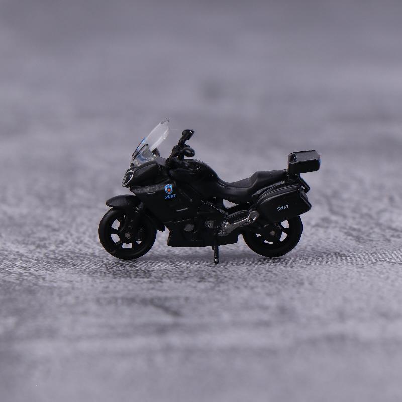 

Миниатюрная модель мотоцикла из сплава в масштабе 1/64, мебель для демонстрации, подарок на день рождения для ребенка black