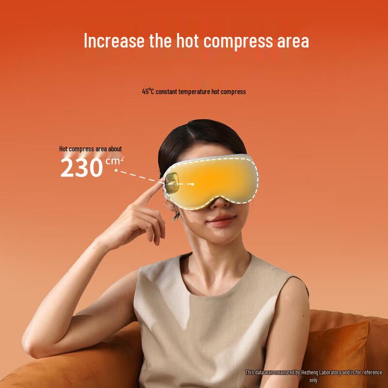 HEZHENG Smart Heated Vibration Eye Massager CN plug (adapter included)