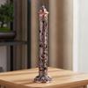 Vertical Scent Vessel Burner Decorative Alloy Classical Decor for Meditation,