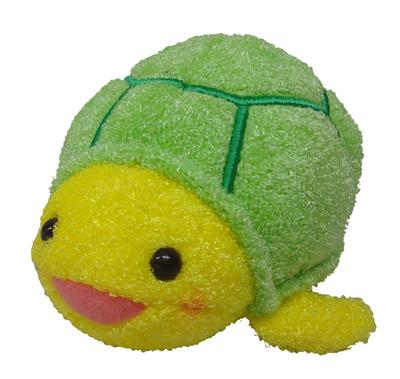Naitou Design Underwater Walk Rolling Turtle Plush Toy, 13cm Tall