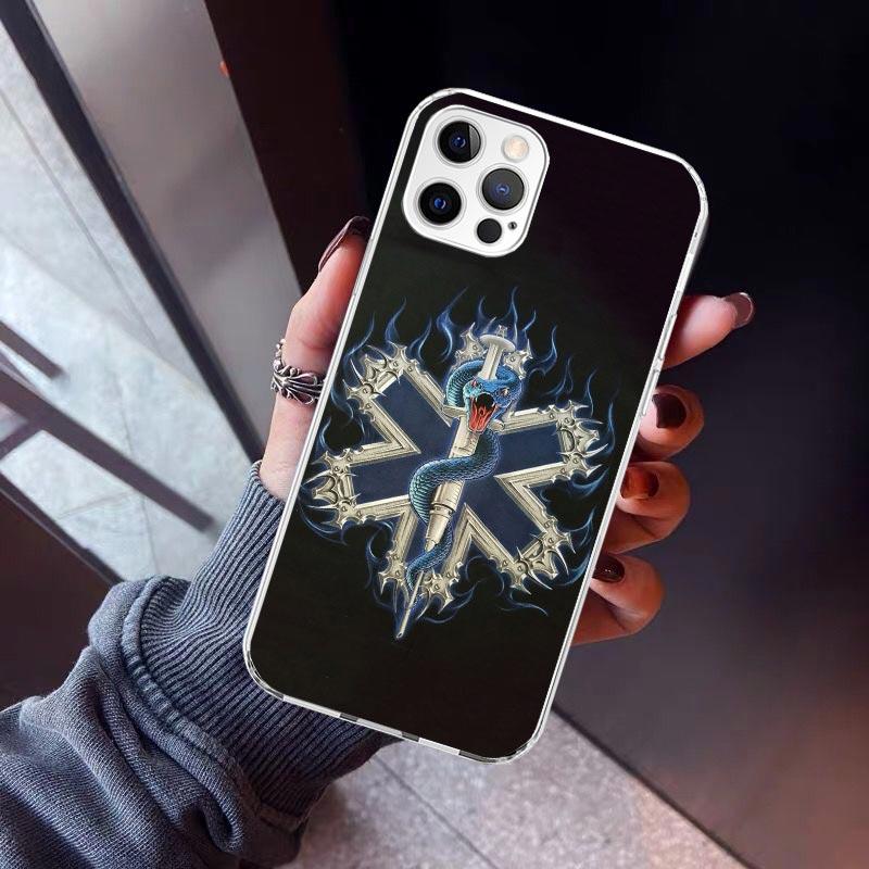 EMT EMS Medical Rescue Phone Case For iPhone 17 Air 11 13 Mini 14 15 Plus 16 12 Pro Max 16E SE 7 8 Pattern Soft TPU Back Cover
