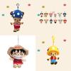 Authentic One Piece Plush Pendant, Cute And Soft Cartoon Character Keychain